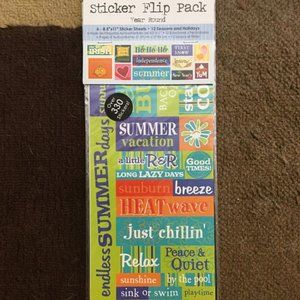 Colorbok Year Round Sticker Flip Pack